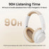 UGREEN HiTune Max5 HP202 Hybrid Active Noise-Cancelling Wireless Over-Ear Headphones - White