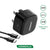 UGREEN CD250 25W USB-C PD Fast Charger UK Plug with 2m USB-C to USB-C Cable - Black