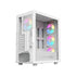 GAMEON Trident IV-A POWERFORGE Series Mid Tower Gaming Case – White with 750W 80+ Bronze Power Supply and 4 ARGB Fans