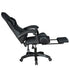 Gadgeton Imperial Series PVC Leather Gaming Chair with Footrest - Black