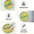 Golden Thermal Stickers – 50x50mm/ 120pcs / Ideal for DIY Logos, QR Codes, Name Tags & Inventory Labels