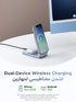UGREEN W756 25W 2-in-1 Qi2 Magnetic Wireless Charger Foldable Stand - Space Gray