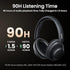 UGREEN HiTune Max5 HP202 Hybrid Active Noise-Cancelling Wireless Over-Ear Headphones - Black