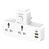 Ldnio SC2311 6 in 1 Power socket – 2 Way / USB-C / Night lamp / White