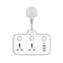 Ldnio SC2413 Power Strip USB Socket 2 Way USB-A USB-C White | IT Care Kuwait