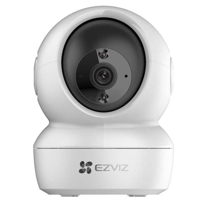 كاميرا المنزل الذكي EZVIZ H6c Pan &amp; Tilt - واي فاي / 1080P / أبيض