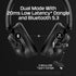 HyperX Cloud MIX 2 Dual Wireless Over-Ear Headphones with Hybrid ANC - Black