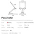 Yesido C183 Desktop Tablet Stands Mobile Phone Holder - Black