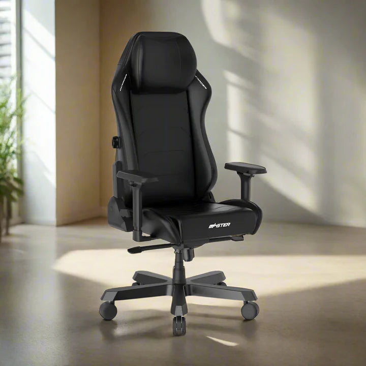 DXRacer Master XL Gaming Chair 4D Lumbar Support Adjustable Headrest Black | IT Care Kuwait