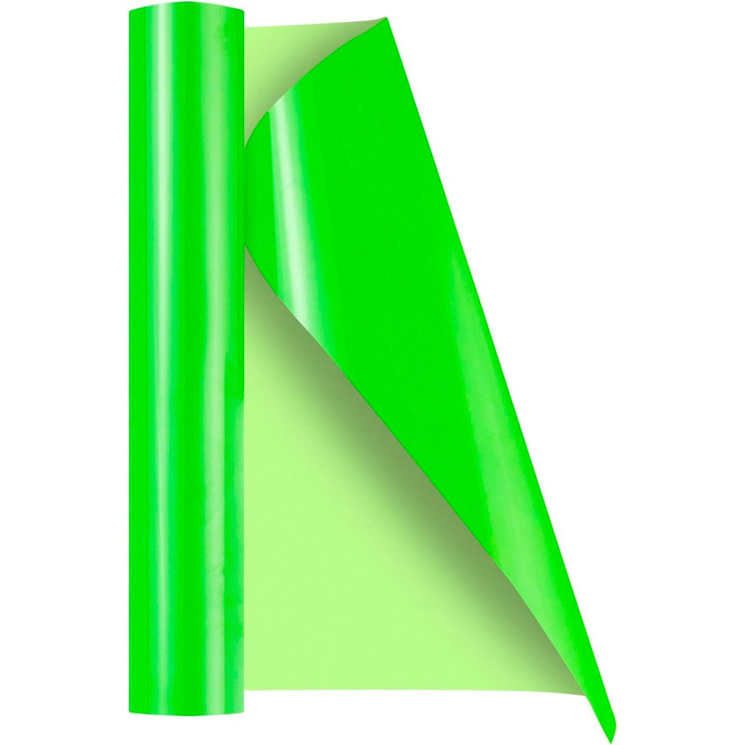 رول ملصقات فينيل أخضر نيون – 50 سم × 1 م