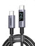 UGREEN L530 USB-C to USB-C 240W PD 3.1 Fast Charging Cable with Digital Display 2m