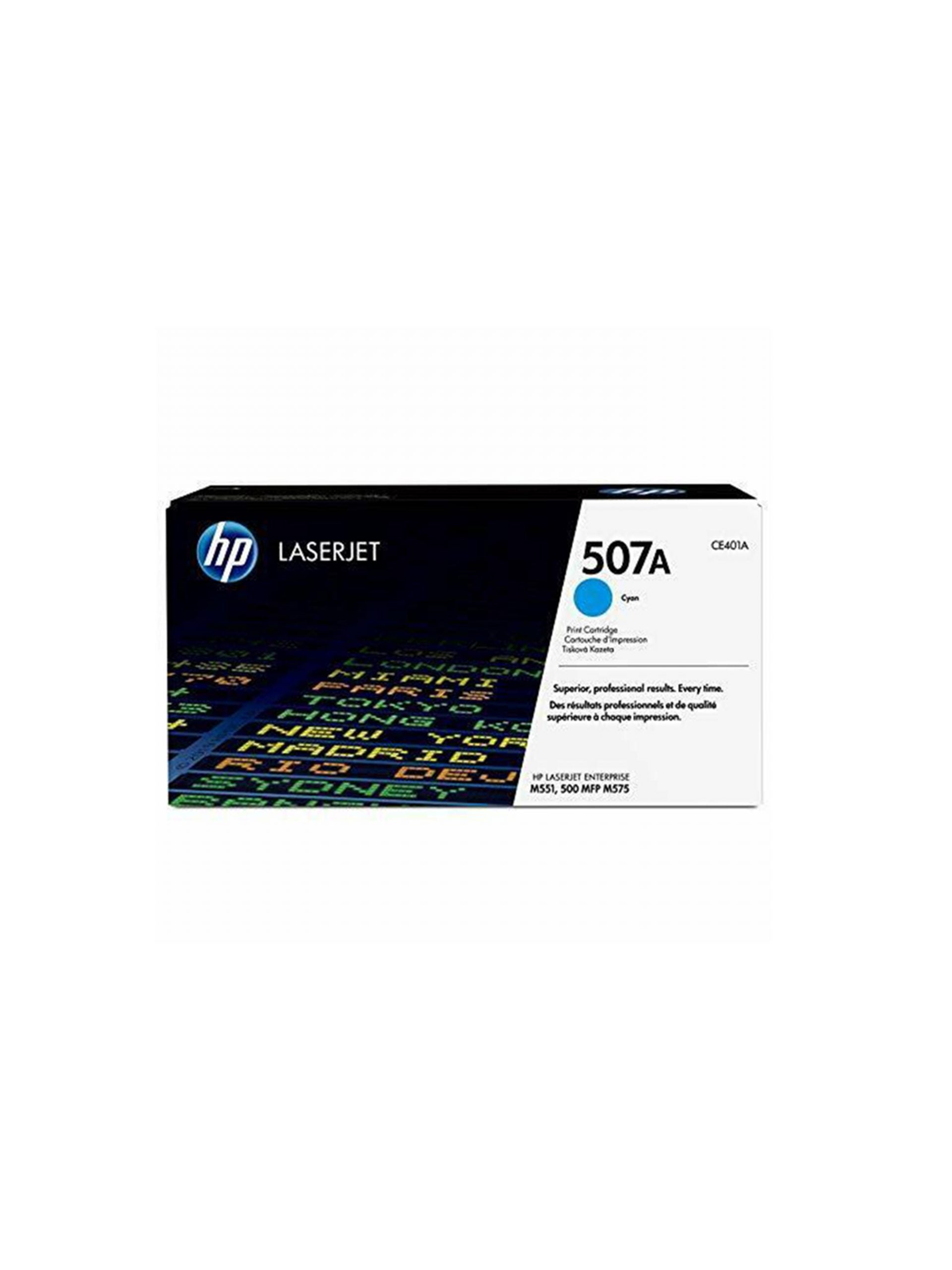 خرطوشة حبر طابعة ليزر جيت HP 507A Cyan LaserJet-CE401A