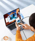 UGREEN US304 USB-C to Lightning 20W Fast Charging Braided Cable 1m - Black