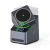 Magnetic 4 in 1 Auto Rotation Wireless Charger with Clock 15W