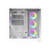 DarkFlash FT418 PRO ATX Mid Tower Gaming Case - White with 7 ARGB Fans