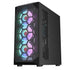 GAMEON Emperor Midnight I Series ARGB Mid Tower Gaming Case – Black