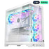 GAMEON Emperor Arctic IV Series ARGB Mid Tower Gaming Case – White