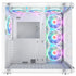 GAMEON Emperor Arctic III Series Mid Tower Gaming Case – White with 7 ARGB PWM Fans