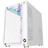 GAMEON Emperor Arctic II Series Mid Tower Gaming Case – White, ATX/Micro-ATX, Tempered Glass, 7 ARGB PWM Fans Included