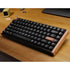Keychron K2 HE 75% Wireless RGB Magnetic Mechanical Gaming Keyboard with Gateron Double-Rail Magnetic Switch - Black Special Edition - English/Arabic