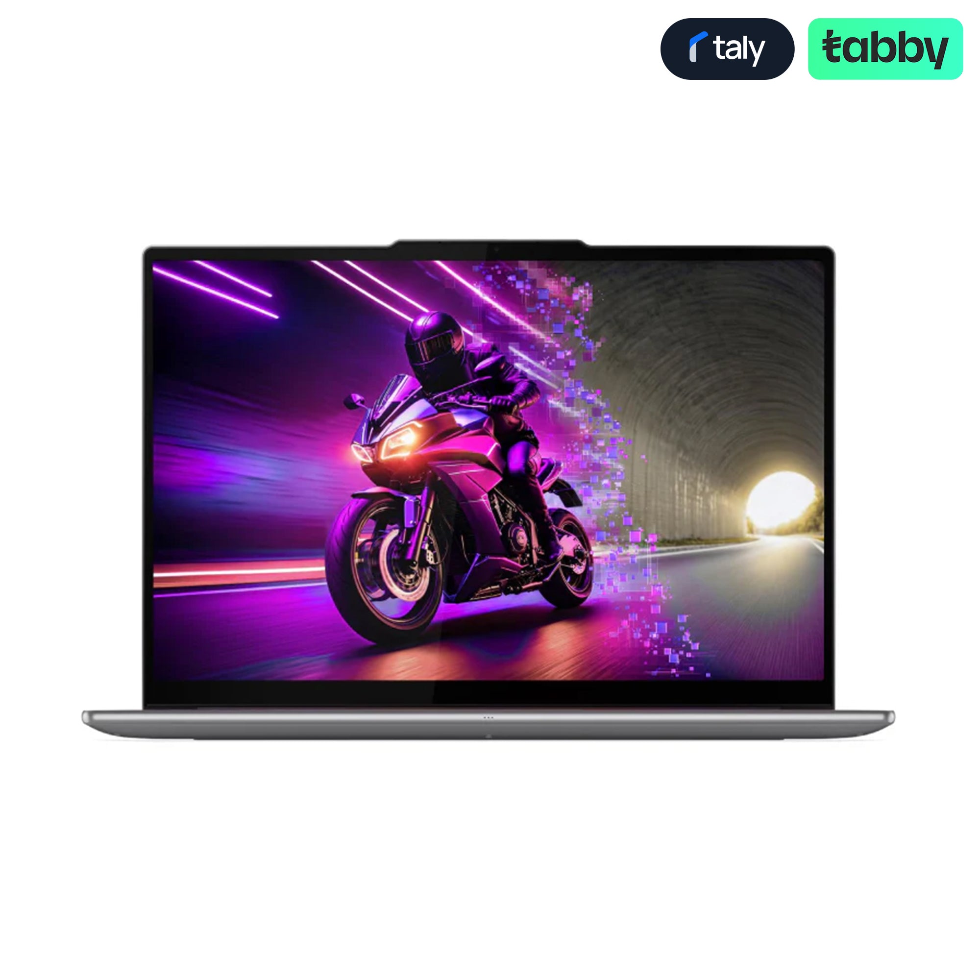 Lenovo Yoga Pro 9 Gen 10 AI PC - 16" 3.2K (3200x2000) Tandem OLED / Ultra 9 285H / 64GB / 2TB (NVMe M.2 SSD) / RTX 5070 8GB GDDR7 / AI Boost, up to 13 TOPS / Win 11 Home / Arb/Eng / 2YW / Luna Grey - Laptop