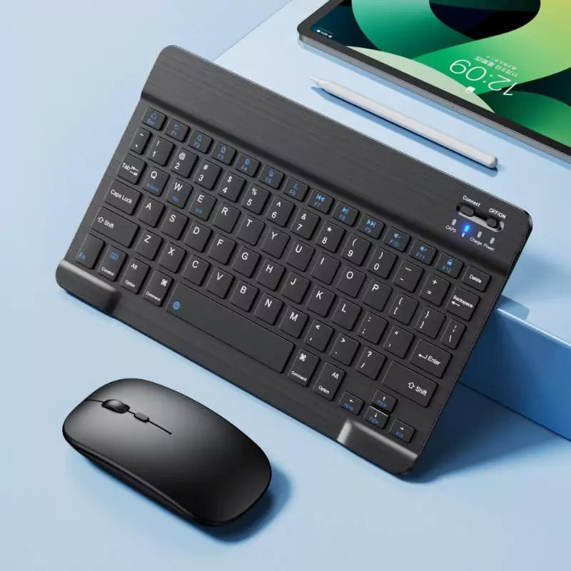 Rechargeable Ultra-Slim Bluetooth Keyboard and Mouse Combo - Dark Green