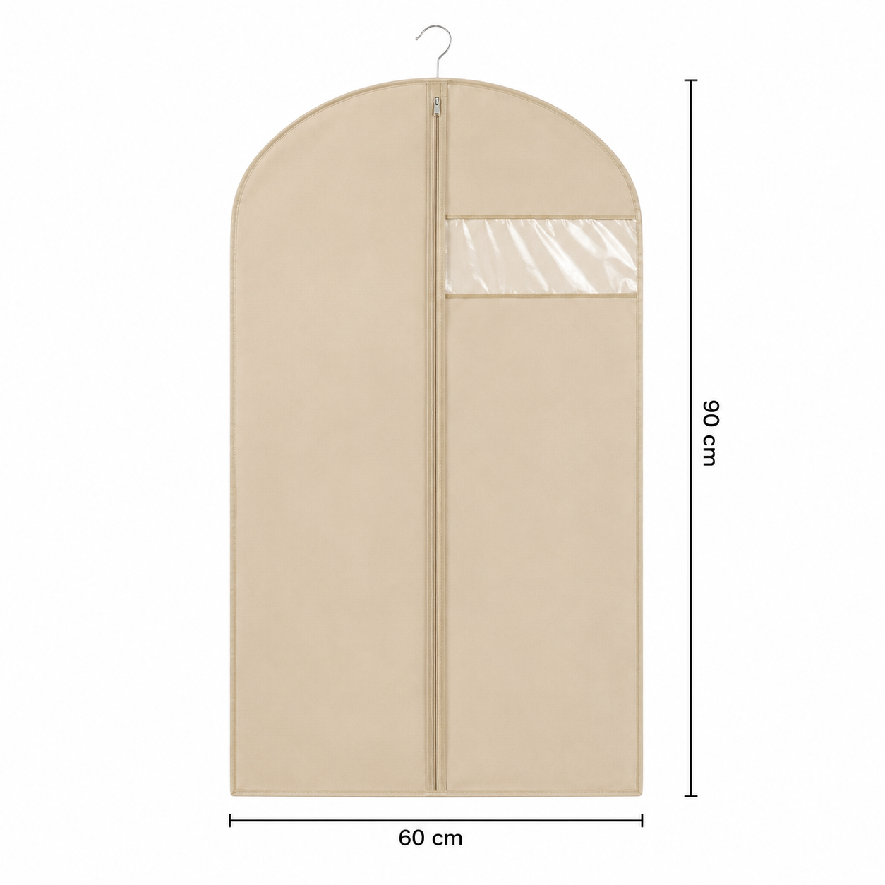 Dress Bag Cover 60x90cm Beige Clothing Protection | IT Care Kuwait