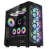 GAMEON Emperor Midnight I Series ARGB Mid Tower Gaming Case – Black