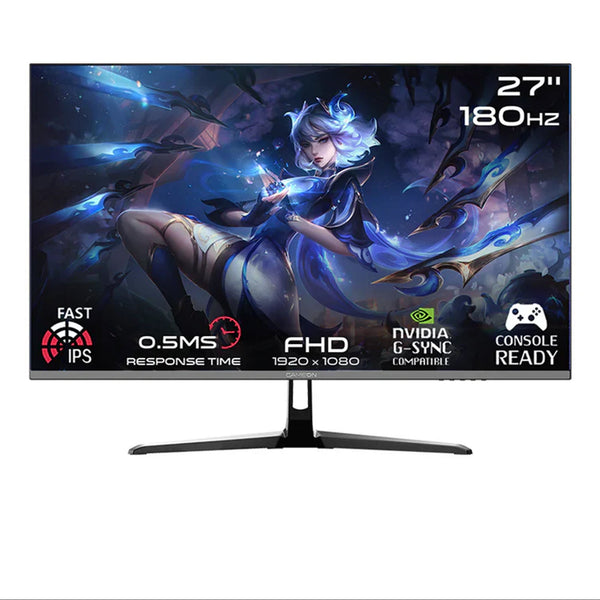 GAMEON GOPS27180IPS 27-inch FHD 180Hz Fast IPS Gaming Monitor HDMI 2.1 Black | IT Care Kuwait