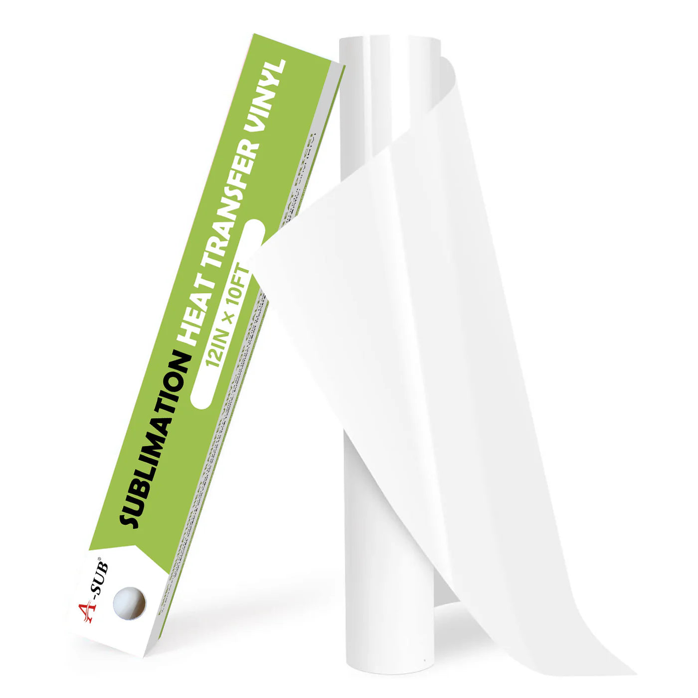 A-SUB Clear Sublimation HTV Vinyl Roll for Cotton Shirts – 30.48cm x 304.8 cm