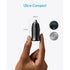 Anker PowerDrive Car Charger - 30W / USB-C / USB-A / Black
