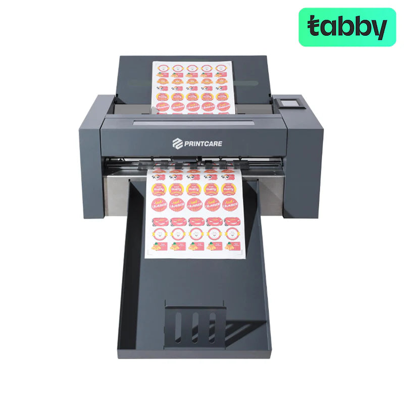 آلة القطع والتجعيد التلقائية A3 من طراز Print Care المزودة بتقنية CCD ومزودة بوحدة تغذية أوتوماتيكية – آلة قطع رقمية ثنائية الرأس