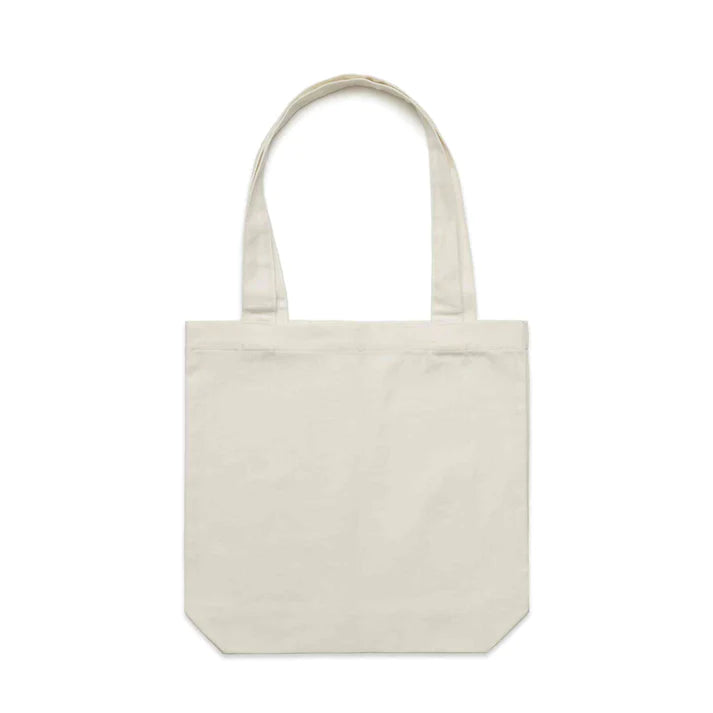 Plain Cotton Canvas Bag with Velcro Closure – 36cm x 35cm x 10cm/ Printing not Included