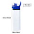 زجاجة مياه رياضية ألمنيوم – 750 مل/ أزرق/ طباعة سبلميشن