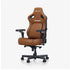 AndaSeat Kaiser 4 L Ergonomic Gaming Chair – 6D Armrests, Magnetic Head Pillow, Premium PVC Leather - Bentley Brown