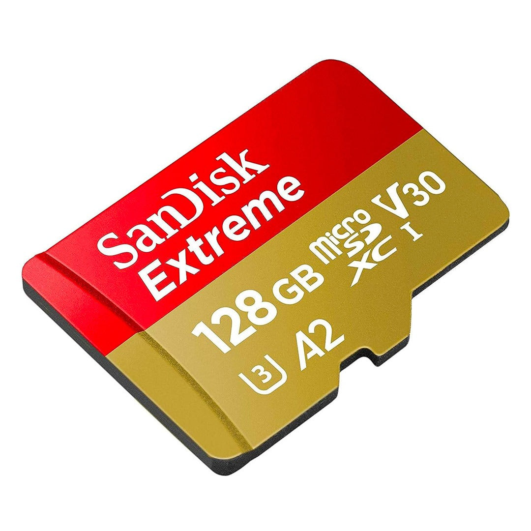 بطاقة SanDisk Extreme MicroSD – 128 جيجابايت/ 190 ميجابايت/ ثانية/ بطاقة الذاكرة – SDSQXAA-128G-GN6MN 