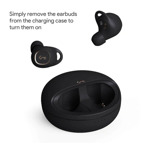 Aukey True Wireless Earbuds with Rechargeable Case &#8211; Black