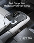 Anker 535 Car Charger 67W 3-Port Fast Car Charger with Dual USB-C PD & USB-A – Black