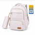 Buzio Water Bottle & School Backpack Kids Combo – Soft Pink