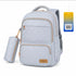 Classic School Backpack with Pencil Case - Grey