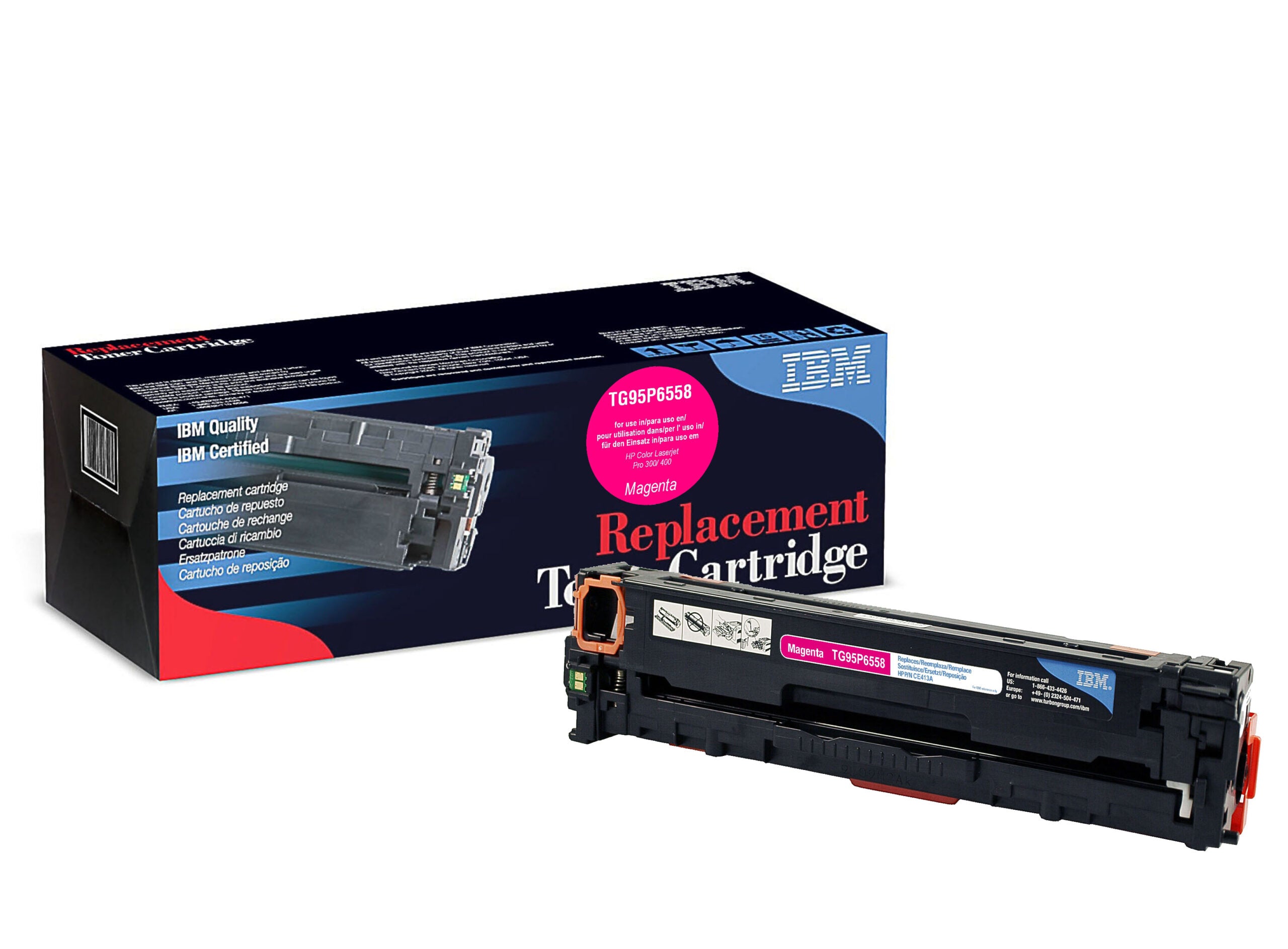 IBM ORIGINAL CF413A Magenta Laser Toner Cartridge