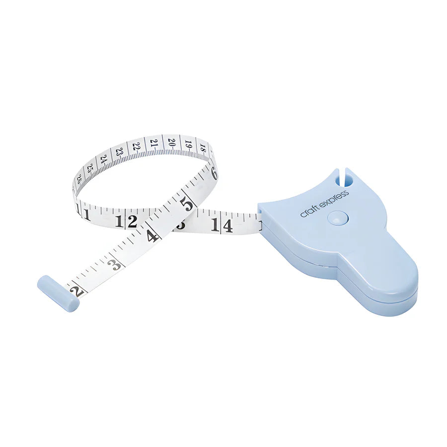 Craft Express Tape Measure – 1.5m / Light Blue