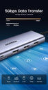 UGREEN CM498 10-in-1 USB-C Hub with 4K HDMI, VGA, 3 USB 3.0, Ethernet, Card Reader, Audio, and 100W PD