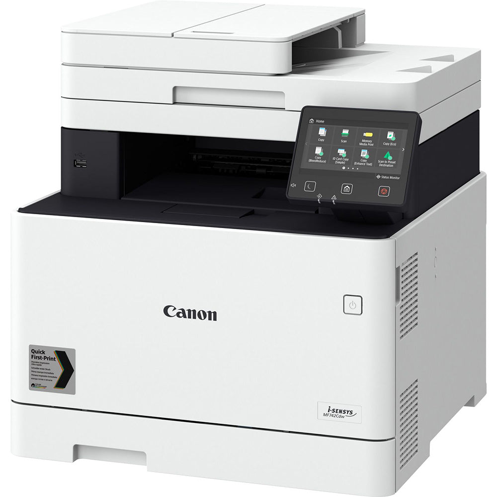 Canon i-SENSYS MFP MF742cdw – 27 صفحة في الدقيقة / 600 نقطة في البوصة / A4 / USB / LAN / W-Fi / ليزر ملون – طابعة 
