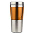 Double Wall Insulated Car Coffee Mug – 14oz / Orange/ Stainless Steel