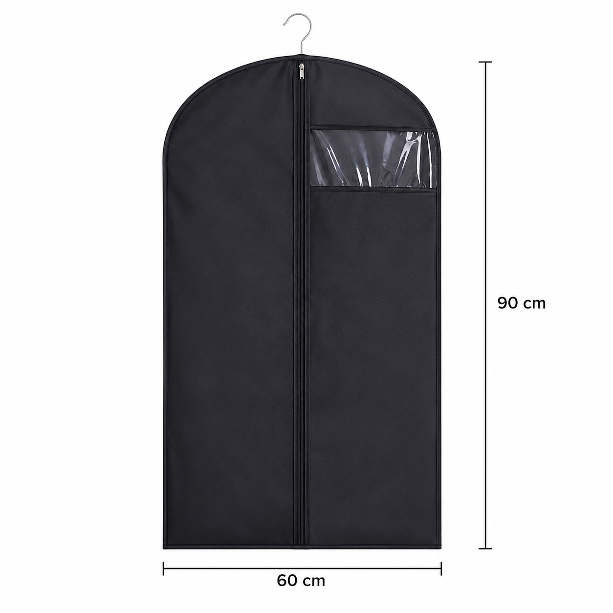 Dress Bag Cover 60x90cm Black Garment Storage | IT Care Kuwait
