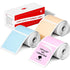 Phomemo Printer Labels 50 X 50mm Circle Label 3 Colors Labels – 3 Rolls (140 labels/per roll) - XP-M03