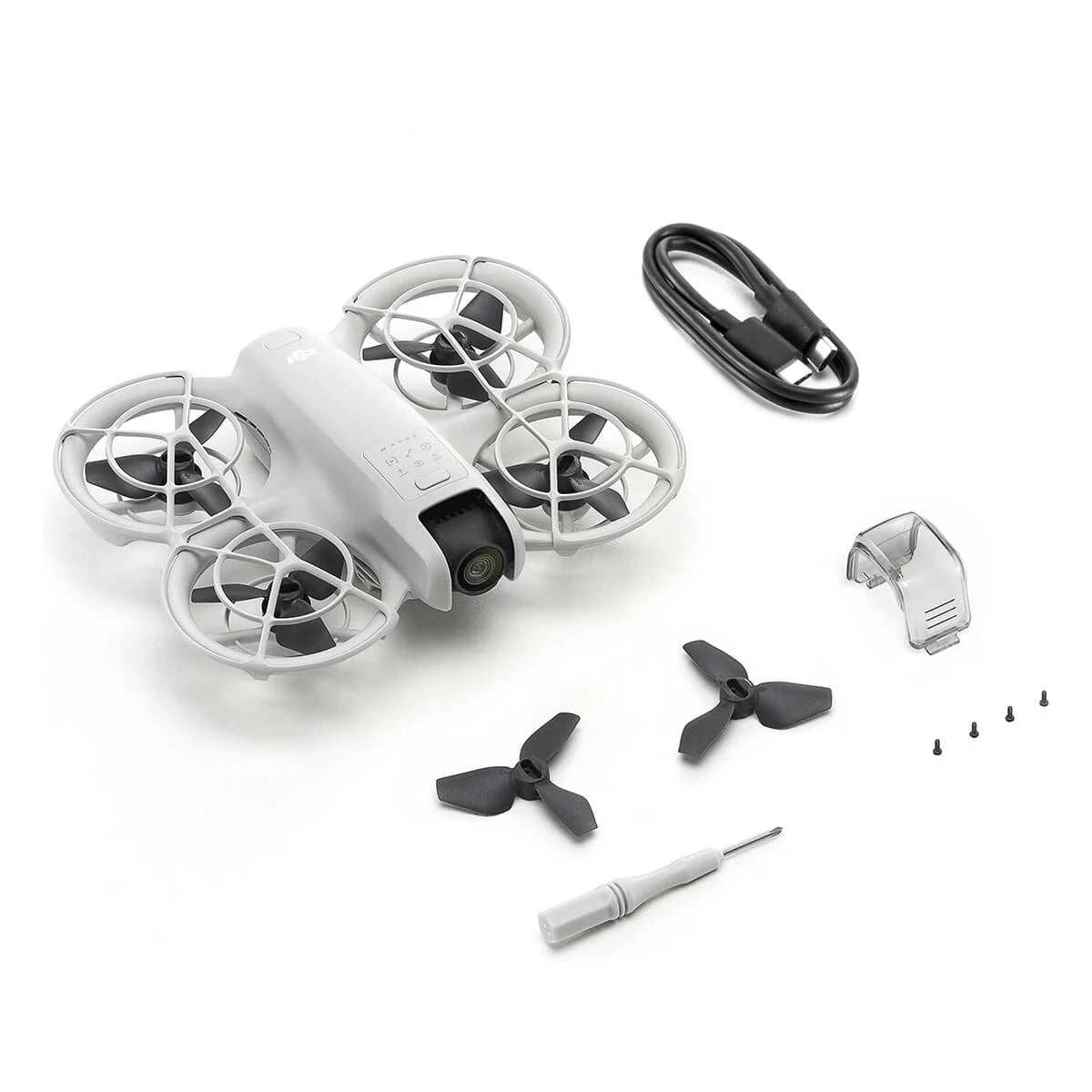 كاميرا DJI Neo Drone 4K UHD - 12 ميجابكسل / WiFi / 2880p Full HD - رمادي