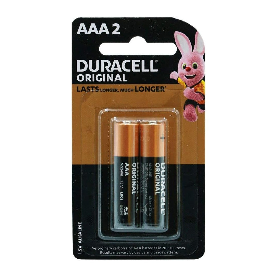 Duracell AAA Alkaline Batteries &#8211; Pack of 2