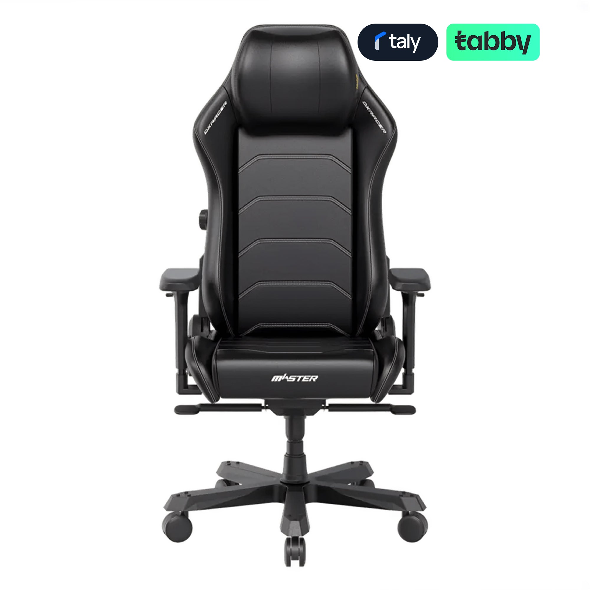 DXRacer Master XL Gaming Chair 4D Lumbar Support Adjustable Headrest Black | IT Care Kuwait
